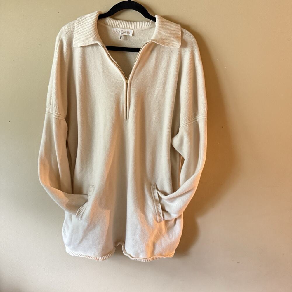Old Money Luxury Quiet Luxury ESCADA Sweater 44 US 12 XL Wool Cashmere Silk